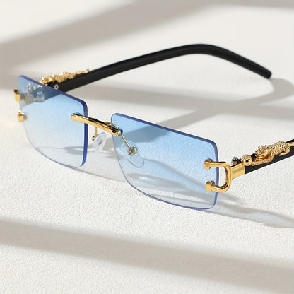 A Pair Of Classic Frameless Casual Glasses For Men