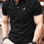 BM149 Men'S Short-Sleeve Polo Shirt, Casual Wear with Print Patterns, Stylish And Slightly Stretchy, Comfortable for Men'S Golf.