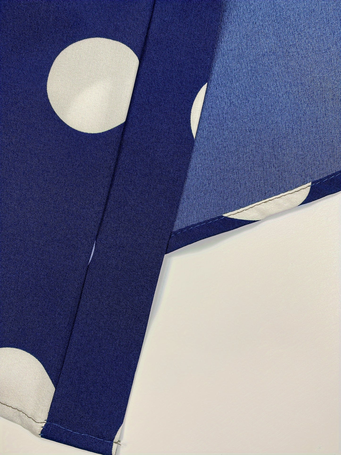 Elegant Plus Size Polka Dots Print Maxi Dress - Women's Button Up Collared Belted