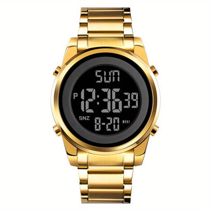 Multifunctional LED Night Light Timing Alarm Watch - Men's Fashion Digital Watch with Date Display, Stopwatch, and Alarm Reminders - Ideal Gift for Men