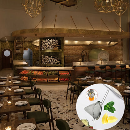 1pc 304 Stainless Steel Conical Cocktail Sieve Great For Removing Bits From Juice Julep Strainer Cocktail Strainer Bar Strainer