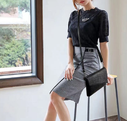 Stylish Square Crossbody Bag, Women's Crocodile Pattern Clutch Purse, Luxury Wristlet Phone Wallet