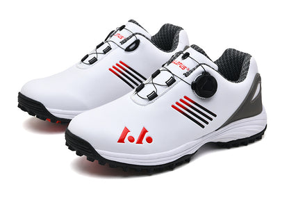 [LEFUS Golf Shoes] LEFUS Non-Slip Men's Golf Shoes - Breathable, Comfortable, Rotating Buckle Closure for All Seasons