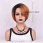 Chic Short Curly Pixie Wig - Synthetic Bob Style for Effortless Glamour - 6 Inch, Ideal for Daily Wear and Instant Makeover