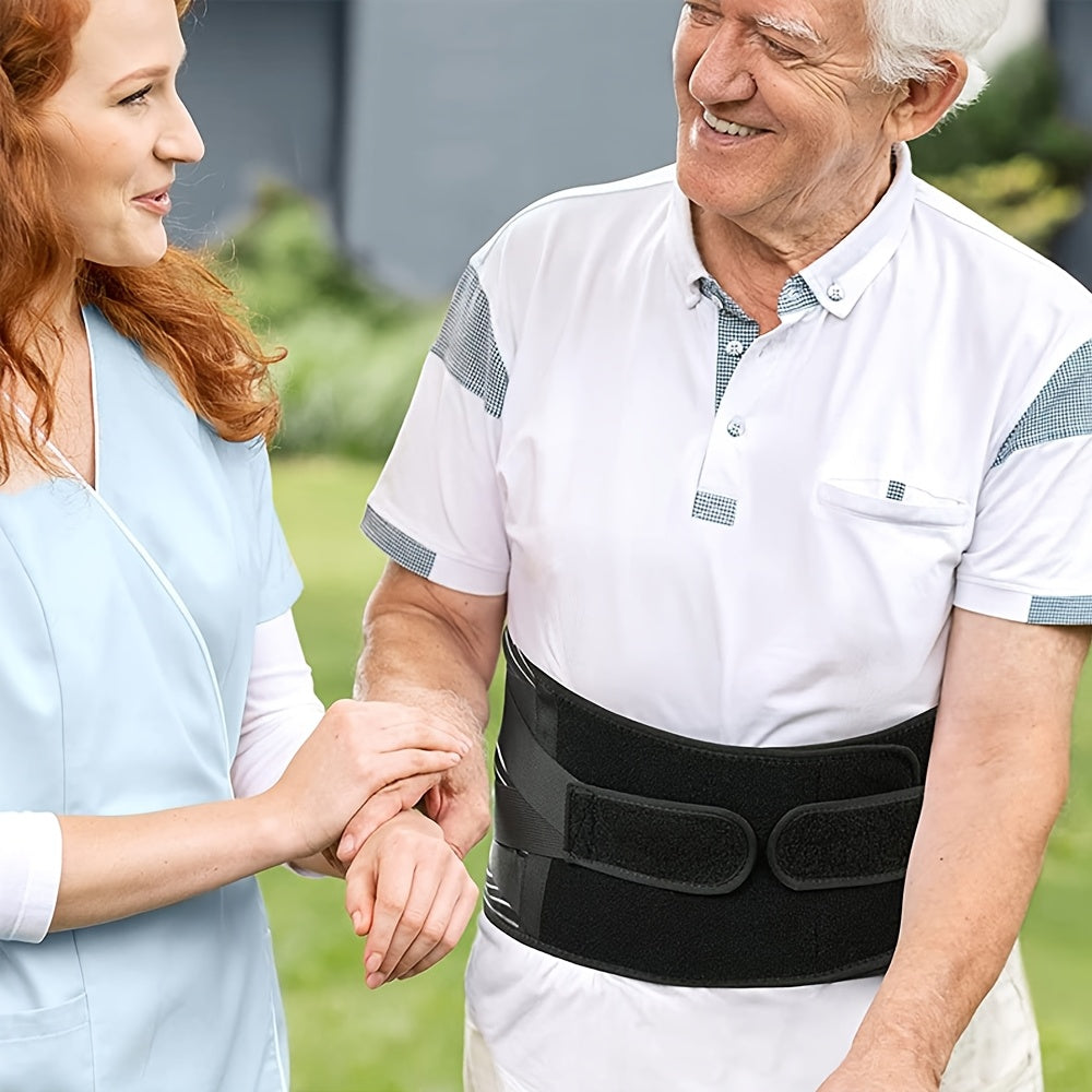 Anti-Skid Design Back Brace, Back Support Belt For Women & Men, Breathable Lower Back Brace With Lumbar Pad