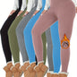 5 Pack Womens Thermal Fleece Lined High Waisted Leggings Workout Winter Warm Thick Tights Soft Yoga Pants