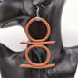 Exaggerated Long Dangle Earrings Bohemian Style Personality Design Rubber Jewelry Unique Party Ear Accessories