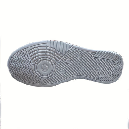 Mens Comfortable Chunky Lace-up Sneakers - Breathable Mesh Upper, High-Traction Grip, Perfect for Skateboarding