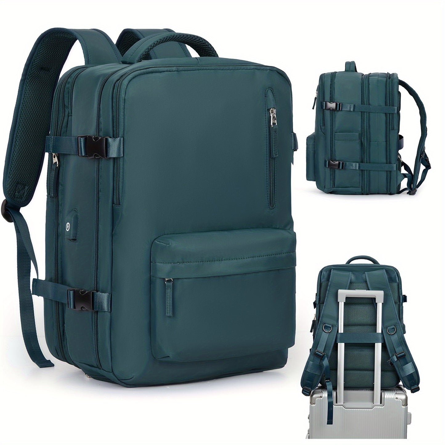 Large Capacity Multifunctional Leisure Backpack for Travel, with Dry Wet Separation Layer and Independent Shoe Compartment, and Anti-Theft Zipper Pocket, Lightweight and Portable, Suitable for Trave