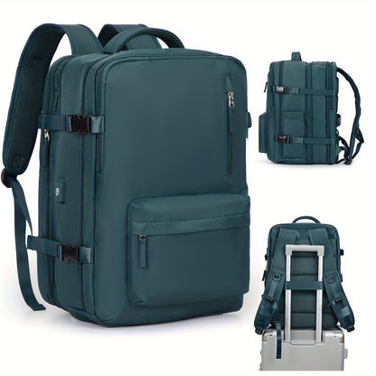 Large Capacity Multifunctional Leisure Backpack for Travel, with Dry Wet Separation Layer and Independent Shoe Compartment, and Anti-Theft Zipper Pocket, Lightweight and Portable, Suitable for Trave