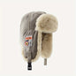 [Thickened Plush Earmuffs] 1pc Thickened Plush Earmuffs - Windproof Flying Cap With Chain And Cloth Label For Men Women