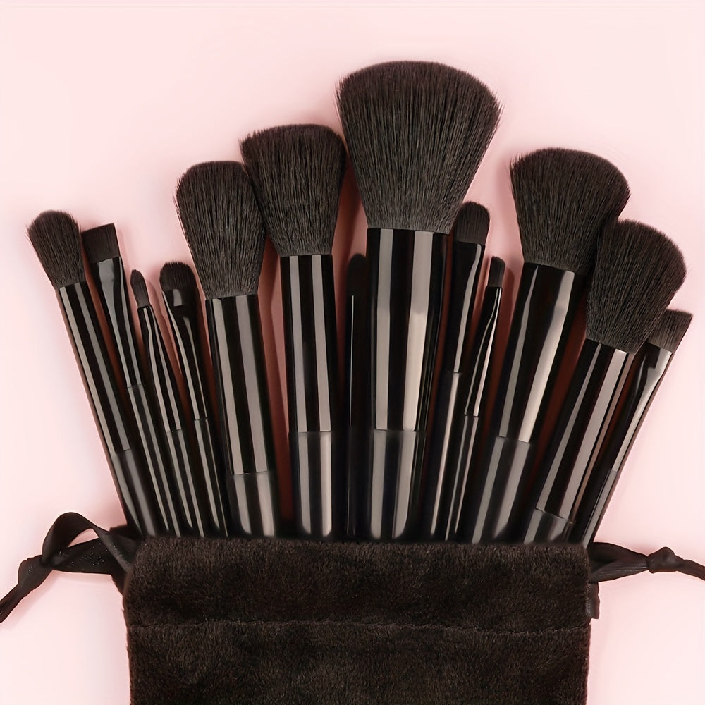 Makeup Brush Set Soft Fluffy Professional Cosmetic Foundation Powder Eyeshadow Kabuki Blending Make Up Brush Beauty Tool With Bag Makeup Sponge Beauty Gift For Makeup Beginner