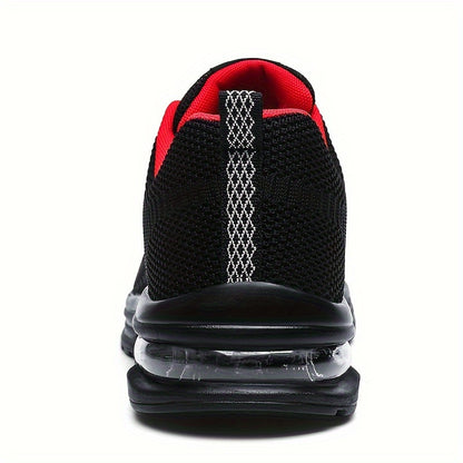 Men's Lace-up Sneakers - Athletic Shoes With Air Cushion - Shock-absorbing And Breathable - Running Basketball Workout Gym