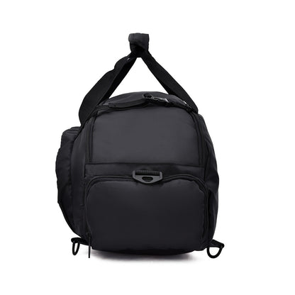 Large Capacity Duffle Tote Bag, Nylon Lightweight Luggage Bag With Shoe Compartment, Portable Travel Storage Bag Unisex Bag For Daily Use