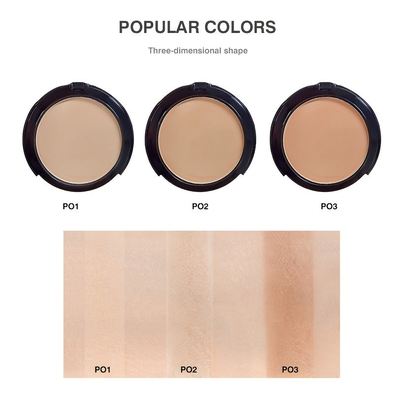 Timeless Elegance - Long-Lasting Matte Pressed Powder for a Seamless, Oil-Free Complexion - All-Day Wear, Buildable Coverage, Travel-Ready