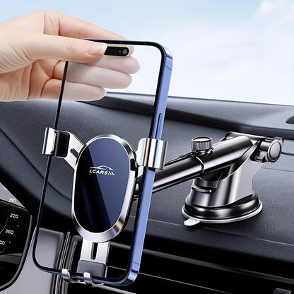 Universal Car Phone Mount - Anti-Shake Dashboard Holder for Navigation and Hands-Free Calls