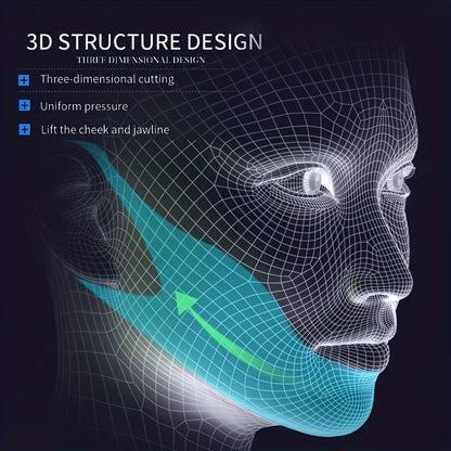 Small V Face Lifting Mask Stick Bandage Firming Face Hanging Ear Lifting Double Chin Firming Skin V-line Face Lifting Facial Mask Face Firming, Lifting Small V-face Ear Hook For Men