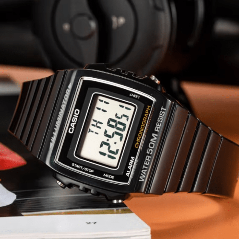 Casio Chronograph Sports Watch - Water Resistant 50M Digital Alarm Wrist Watch for Men and Women with Resin Strap and Electronic Features