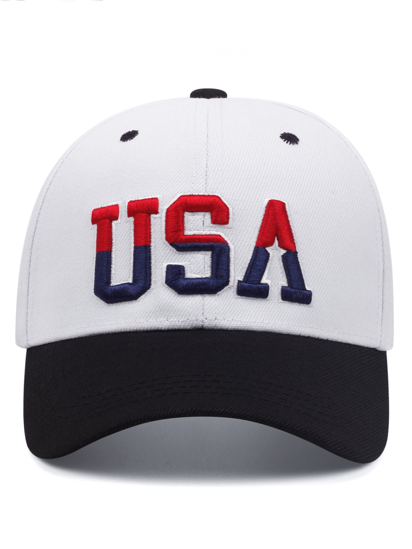 1pc Stylish Men's Baseball Cap with Vivid USA Embroidery - Fashionable Unisex Hat for Men and Women - Perfect for Outdoor Activities, Sports, and Casual Wear