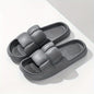 Soft & Silent EVA Slippers: Quick-Drying, Anti-Skid, Stylish Striped Design for Indoor/Outdoor Comfort