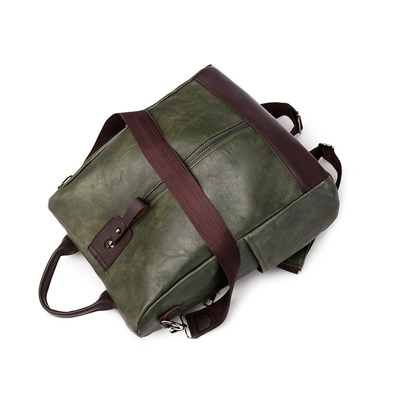 Women's Backpack New PU Leather Retro Casual Outdoor Travel Backpack Bag