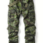 Mens Camouflage Cargo Pants - Relaxed Fit, Cuffed, Multiple Flap Pockets, Versatile, Durable, Ideal for Hiking, Workout, and Outdoors Activities in All Seasons - Belt Sold Separately