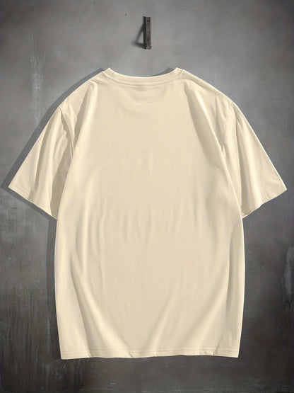 Stylish Basketball Player Pattern Print Men's Comfy Chic T-shirt, Graphic Tee Men's Summer Outdoor Clothes, Men's Clothing, Tops For Men, For Halloween