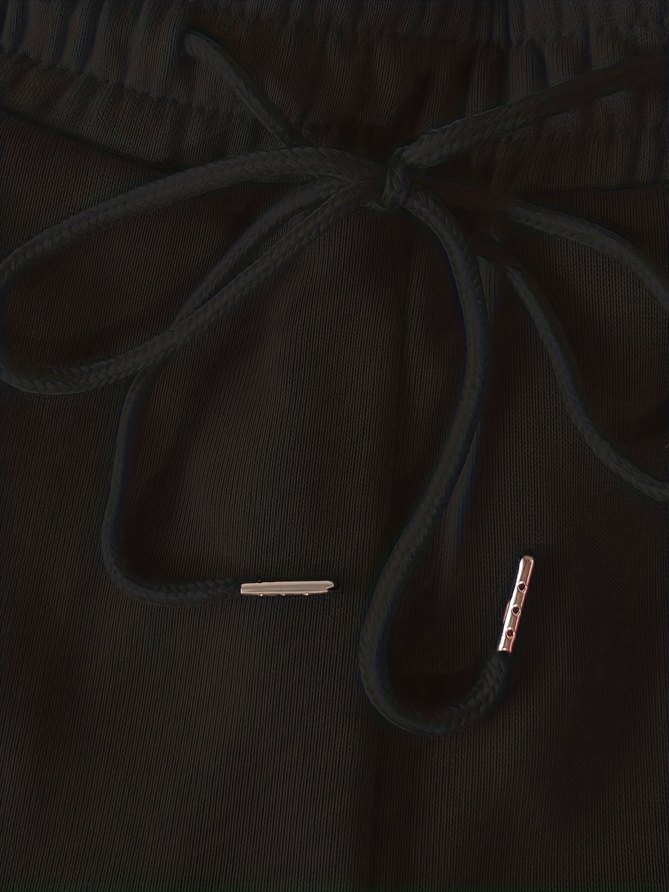 Womens Chic Drawstring Draped Pants - Relaxed Fit, Solid Colors with Pockets - Comfortable Everyday Style