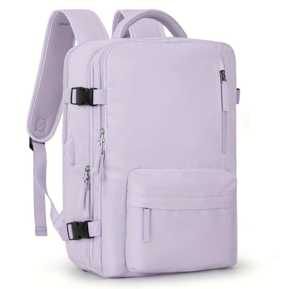 Large Capacity Multifunctional Leisure Backpack for Travel, with Dry Wet Separation Layer and Independent Shoe Compartment, and Anti-Theft Zipper Pocket, Lightweight and Portable, Suitable for Trave