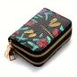 Stylish Womens Double Zipper Wallet - Compact Short Card Holder with Large Capacity, Practical Coin Purse for Everyday Use