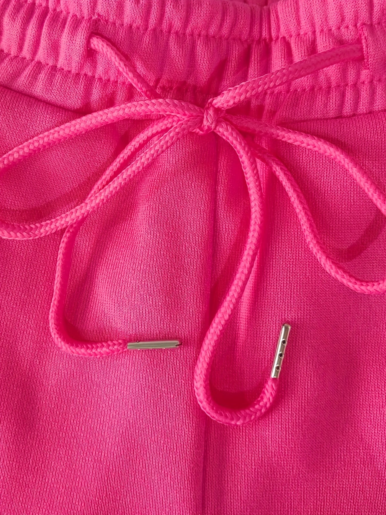 Womens Chic Drawstring Draped Pants - Relaxed Fit, Solid Colors with Pockets - Comfortable Everyday Style